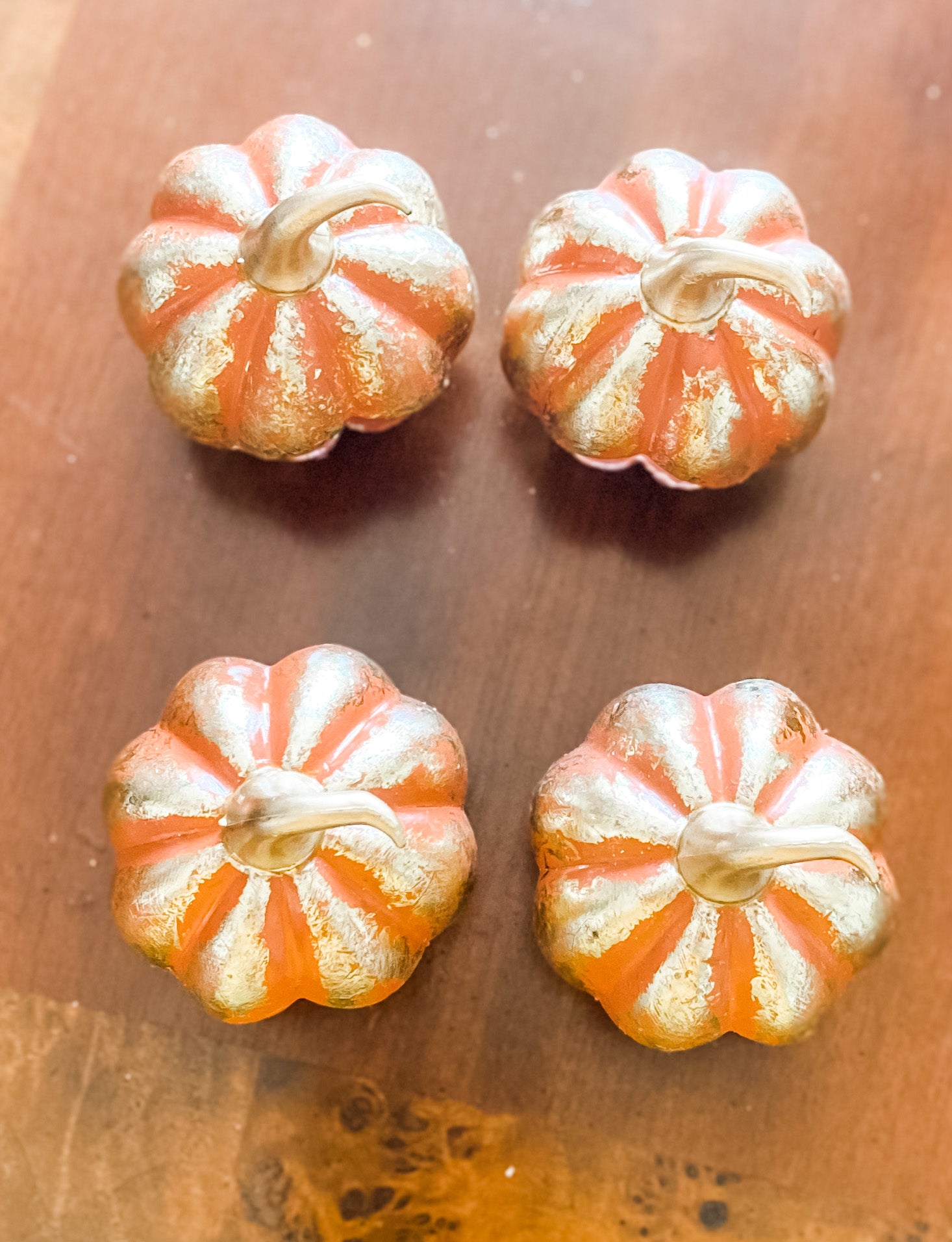 Pumpkin on sale napkin rings